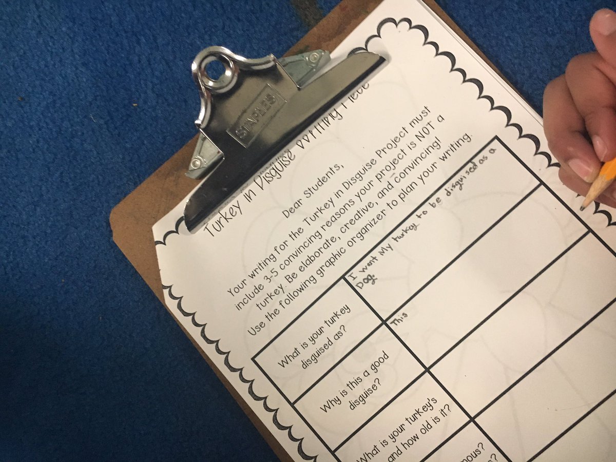 msmueller100's tweet photo. 5th and K Ss begin brainstorming how they are going to disguise their turkey. Wednesday will be disguise time! @CLETS_STAT https://t.co/VGQHgOngtx