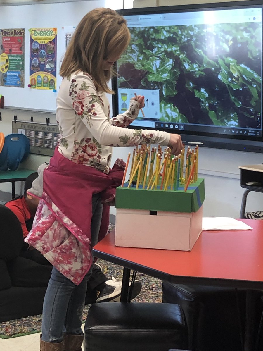 TNAgriculture's tweet photo. Kimberly Burch, area forester in McMinn, Bradley and Polk counties, taught forestry basics to Mrs. Bennett’s fourth grade classes. Thank you Riceville Elementary for welcoming us to your school today! #education #forestry https://t.co/bIvmr8Epge
