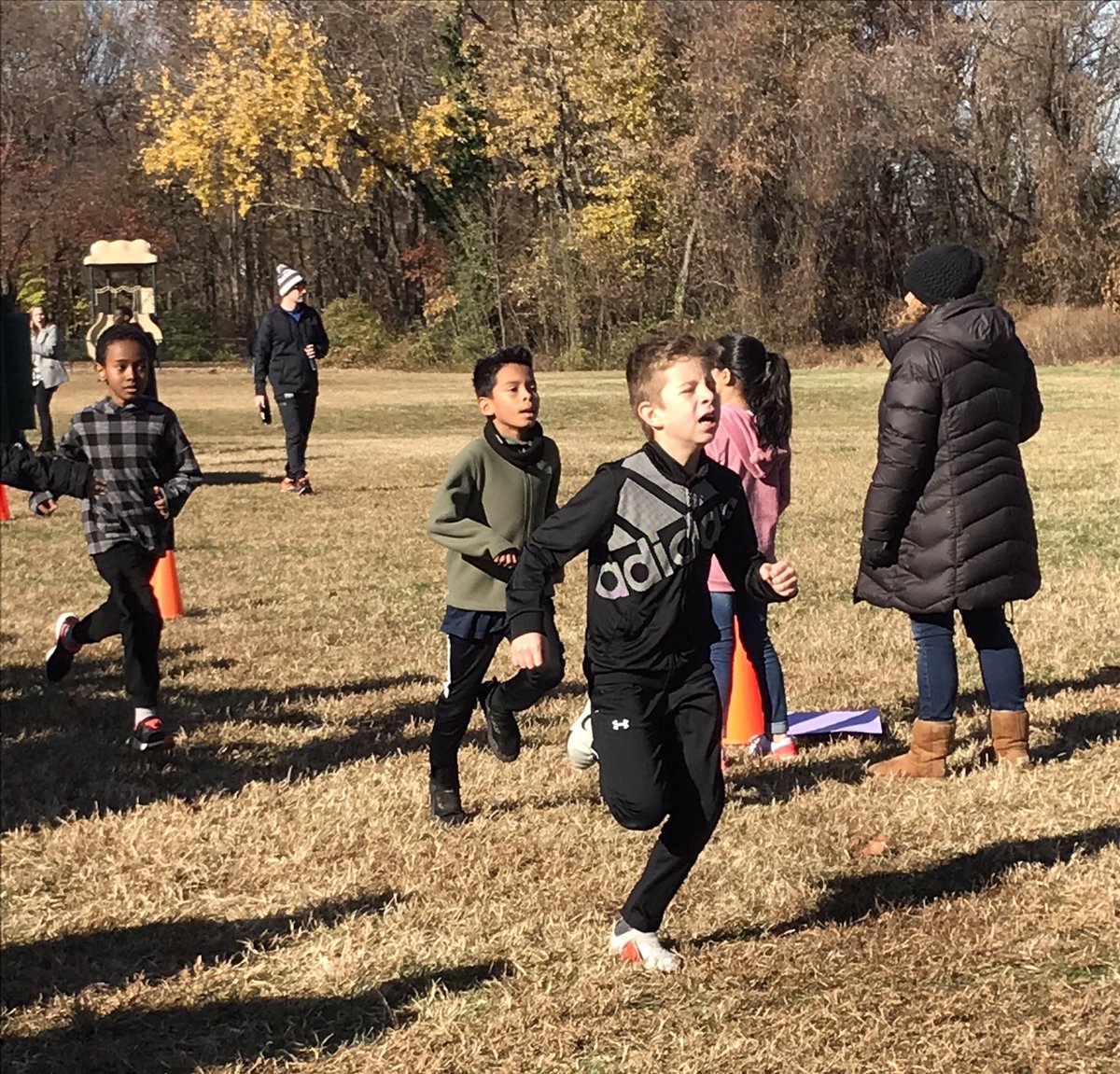 SusanWa118's tweet photo. Just some of the finishers in our Turkey Trot @CameronElem today! https://t.co/dzT9grY2xF