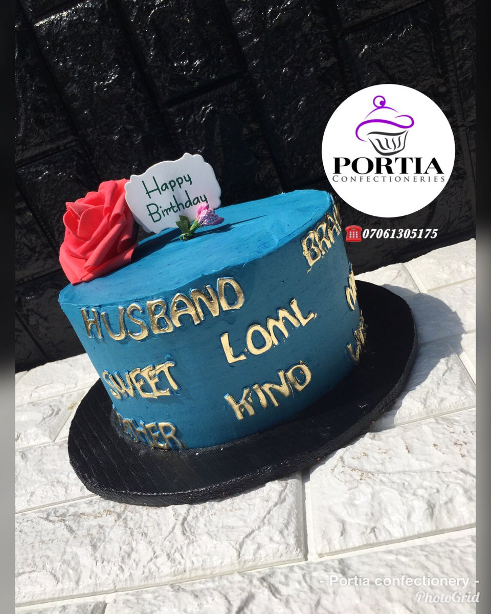PortiaDbaker's tweet photo. Buttercream goodness 
When words can’t describe what you feel for your husband 🥰

Allow us be apart of your event 
#bayelsacakes #bayelsabaker #yenagoa #cakesinyenagoa #portiaconfectioneries #DatFaithfulBayelsaBaker https://t.co/jQjUSBfDah