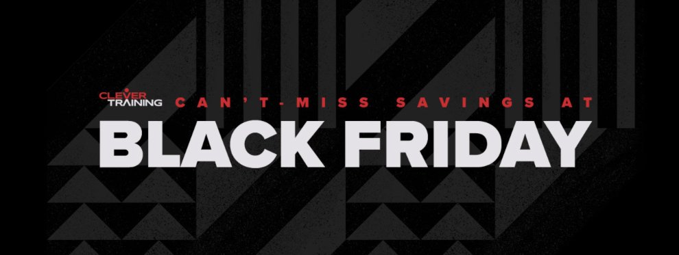 Our VIP sale may have ended, but our Black Friday deals are here! 

clevertraining.com/black-friday-d…