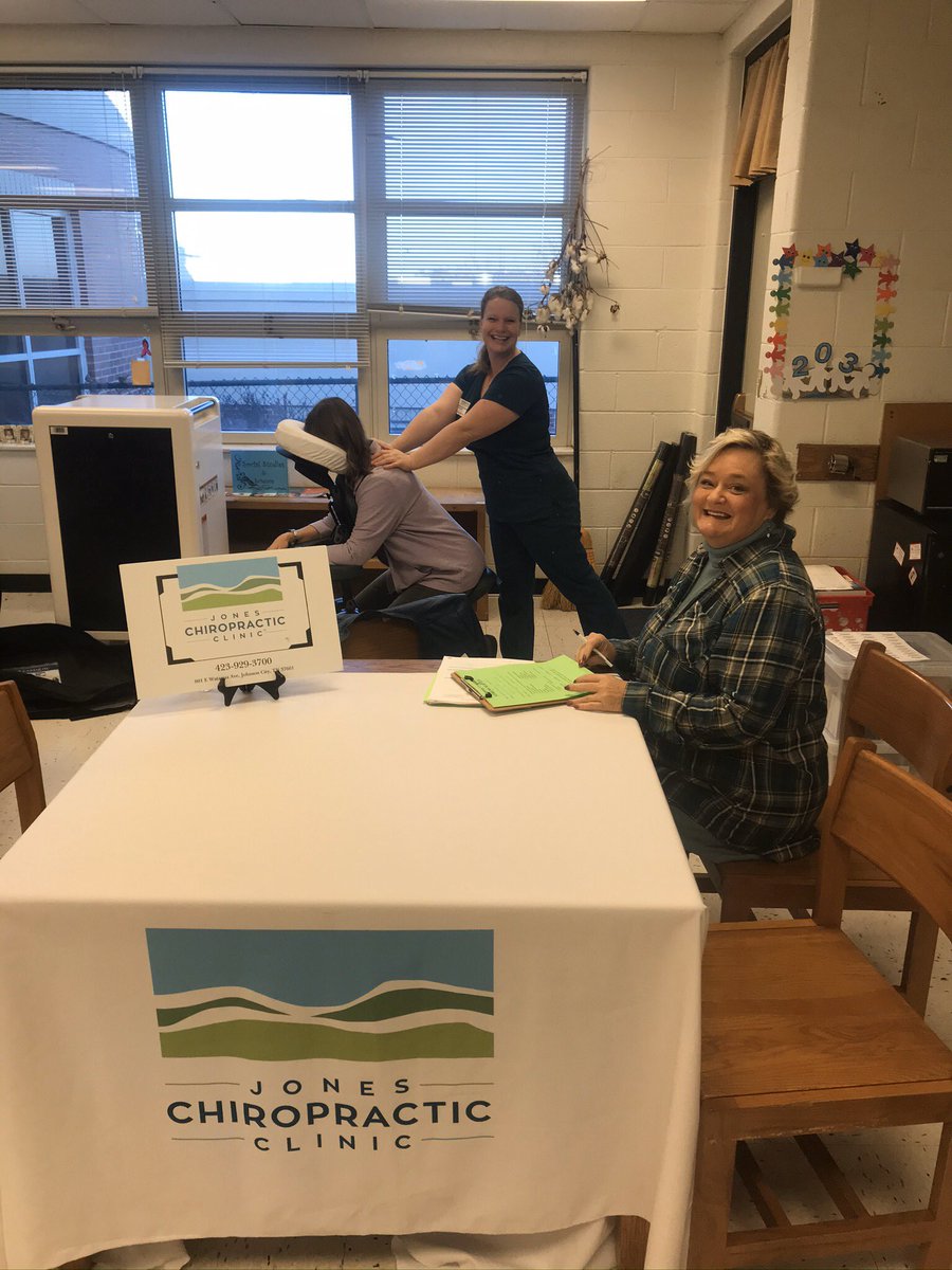 Thank You Jones Chiropractic Clinic for coming out today and giving SCES teachers Massages. This is a very stressful time of the year we appreciate your support! <a href="/SCESWildcats/">South Central School</a>