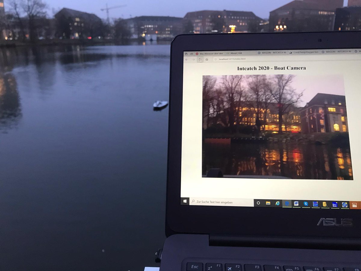 Testing live video streaming from one of our boats. Just for fun?! #H2020