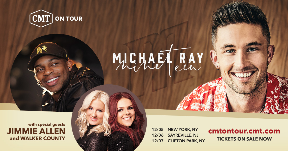 doNYC's tweet photo. Want a pair of tickets to any of @Michaelraymusic's shows in the New York area with @JimmieAllen 😍 He's at @GramercyTheatre Dec. 5th, @starlandNJ Dec. 6th &amp; @UpstateHall518 Dec. 7th, win tickets now! ➡️  https://t.co/DKPWO98YE9 #cmttour #nineteentour https://t.co/8J1rHr4LU2