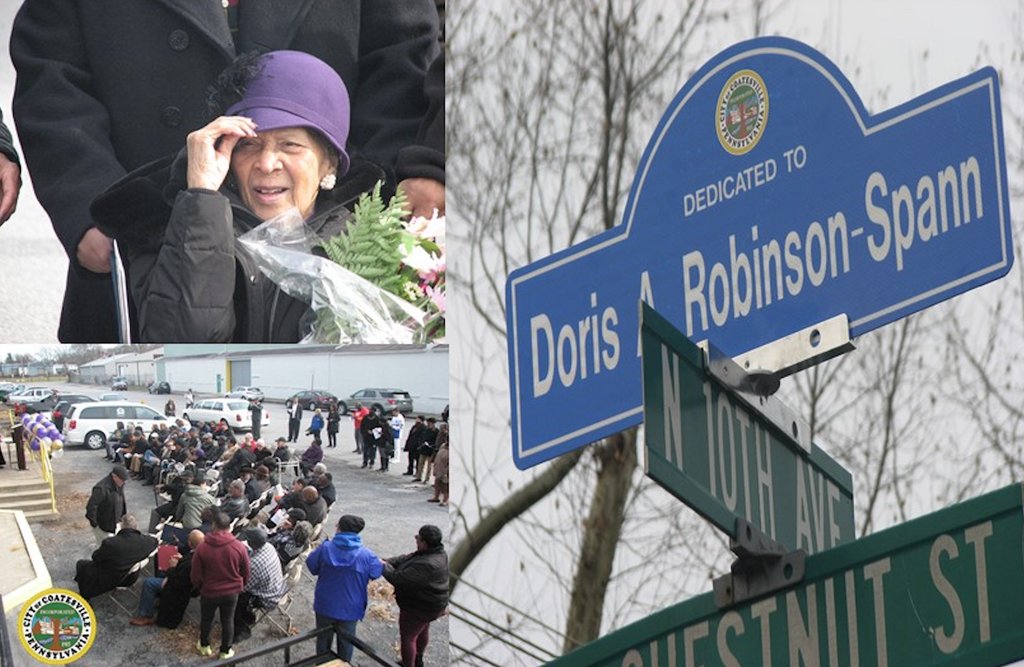 This past Saturday, more than 70 members of Coatesville’s community joined together to recognize &amp; honor Mrs. Doris A. Robinson-Spann, a Coatesville Centenarian who dedicated 43 years of her life serving those in need.