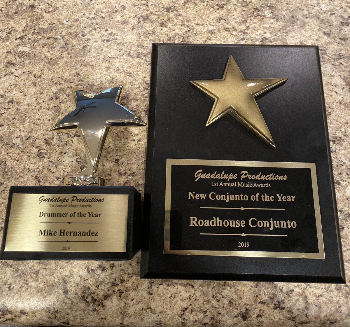 RConjunto's tweet image. Roadhouse Conjuntos first award #RHC #Firstaward #moretocome