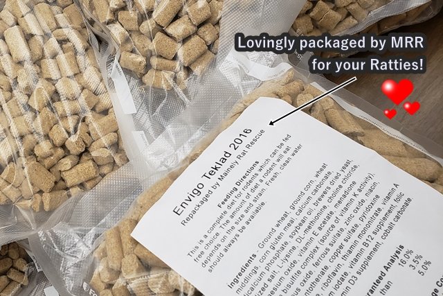 Just in time for the holidays, MRR has food back in stock!! We are now selling through Amazon and our available items may be found here: amzn.to/3466PG6

We have Envigo (formerly Harlan) Teklad available in 5, 10, and 33lb bags in 2018, 2016, &amp; 2014 formulas.