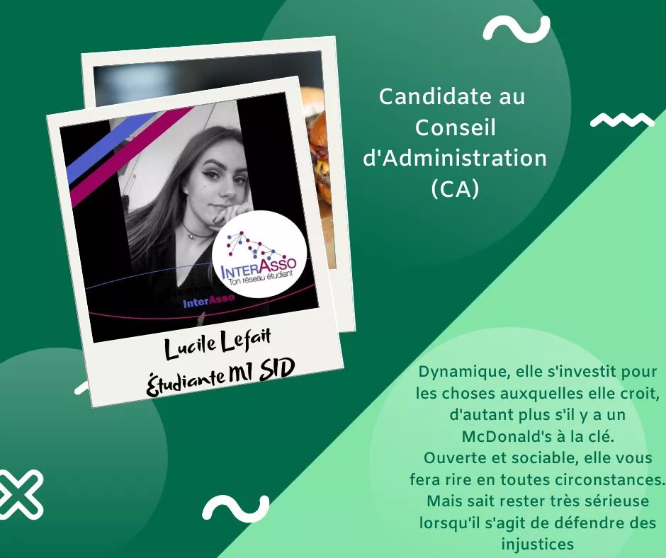 Promidee's tweet image. Les candidats de l'UFR DECCID en Conseil d'administration

#le26jevoteInterAsso