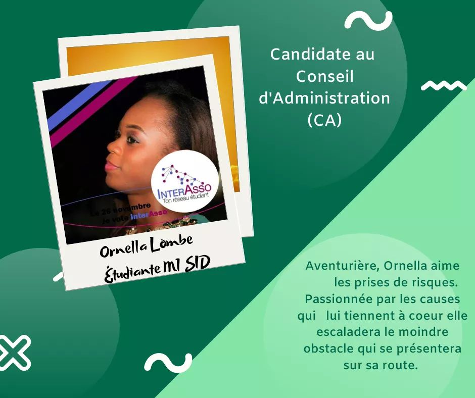 Promidee's tweet image. Les candidats de l'UFR DECCID en Conseil d'administration

#le26jevoteInterAsso
