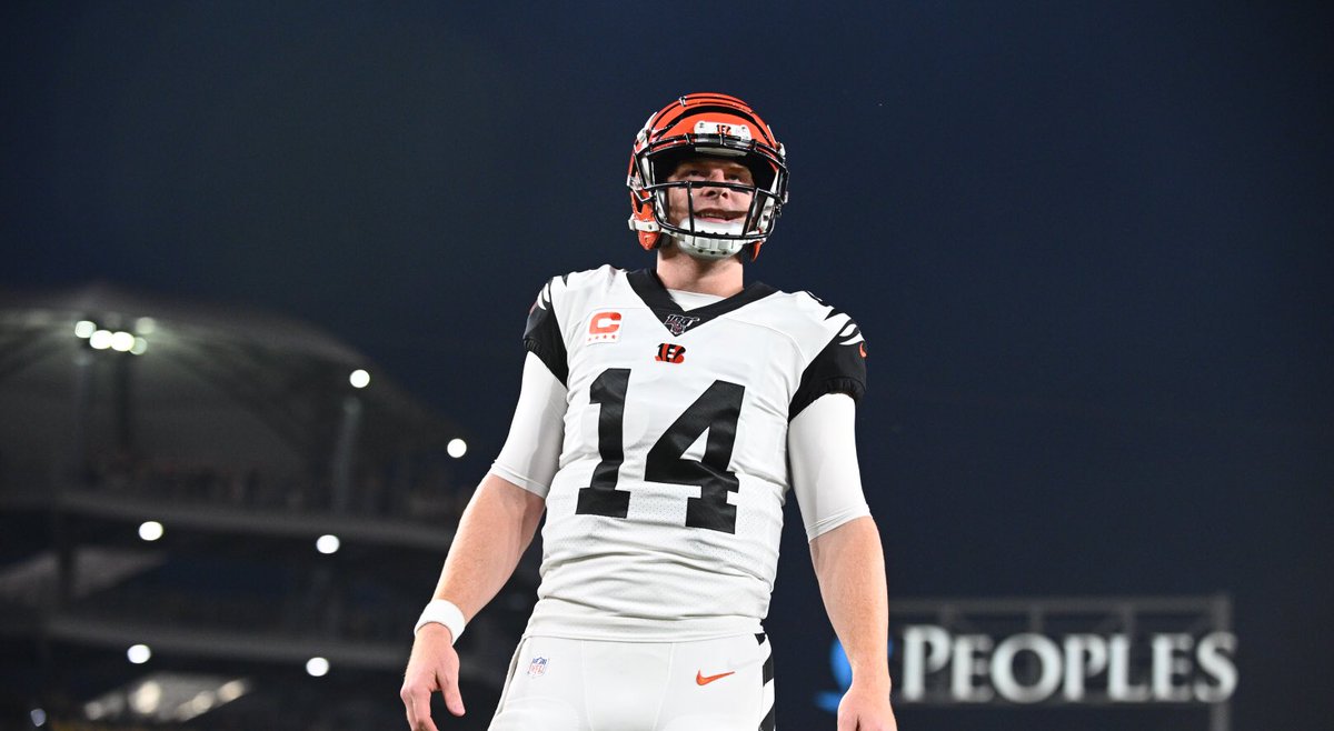 Bengals's tweet photo. The #Bengals have named Andy Dalton starting QB for Week 13. https://t.co/CQe0jzzW9n