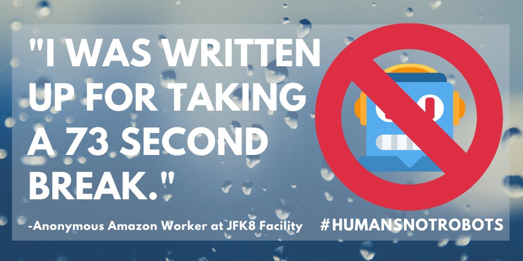 popdemocaction's tweet image. The horrific working conditions &amp;amp; treatment of @Amazon warehouse workers are a crisis. 

Today on Staten Island over 600 #AmazonWorker rise to demand safety and dignity at work. #HumansNotRobots