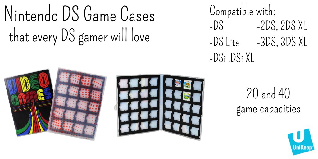 lrenee_flicker's tweet image. DS Gaming Compact Storage Binders ow.ly/z6p950xke5x

#gamestorage #giftsforgamers #DSgames 

Securely and safely holds game cartridges in foam
Fits easily on a shelf or in a bag
Snap locking and fully enclosed, games won’t fall out