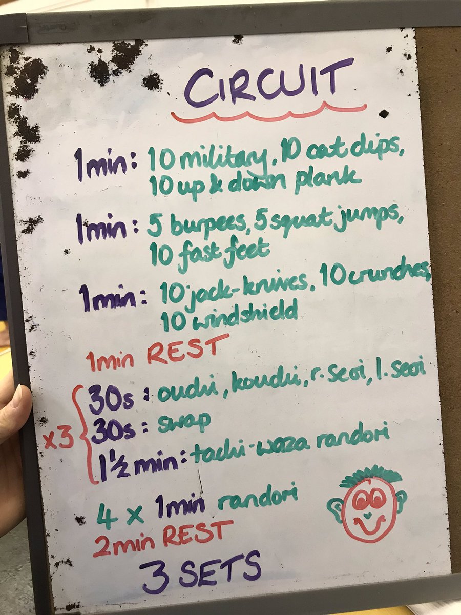 EalingJudoClub's tweet photo. #Monday night can only mean one thing! #Conditioning #NoExcuses #BuildYourEngine #StrongTeam #CircuitTraining #JudoSpecific https://t.co/HuF8SvZsGs