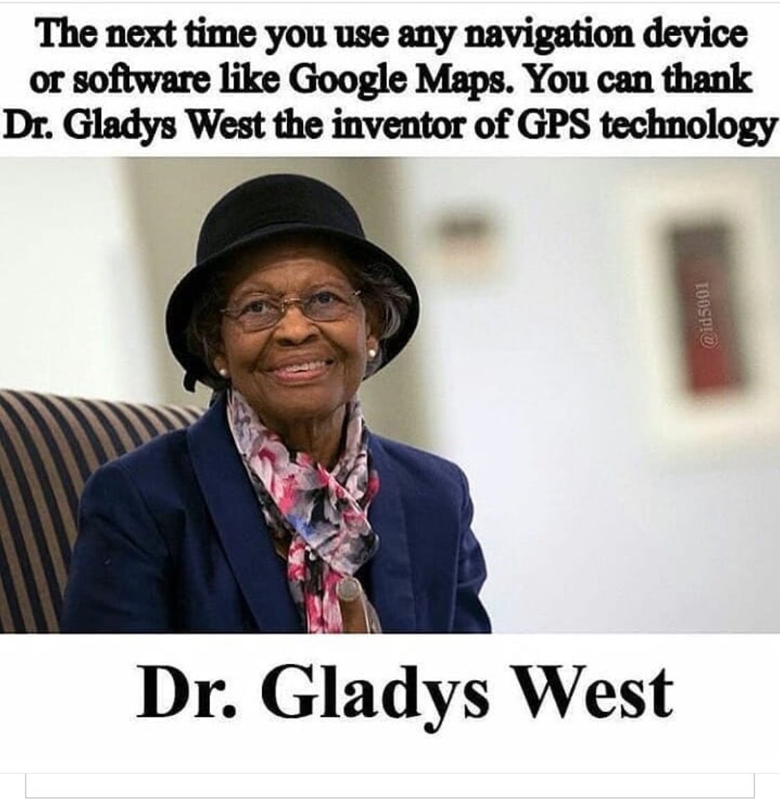 She deserves to be famous. Luckily, she is a hidden figure no longer. 
Dr Gladys West ♥️ 
What a wonderful mind!
Make brilliant people famous ♥️

#gladyswest #brilliantwomen #gps #womeninstem #makebrilliantpeoplefamous