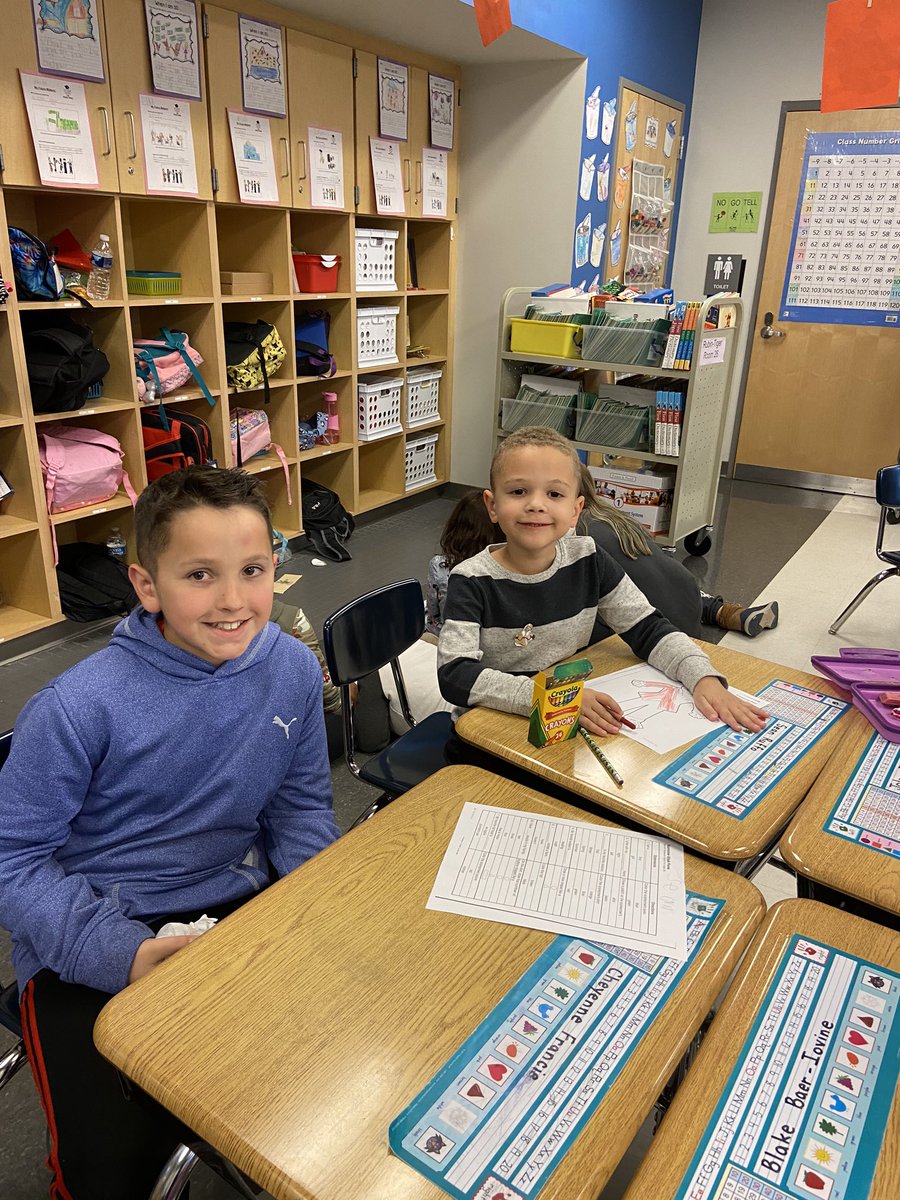 First grade buddies <a href="/Mrs_DeFortuna/">Allison DeFortuna</a> <a href="/Willow_Dale_ES/">Willow Dale Elementary School</a>