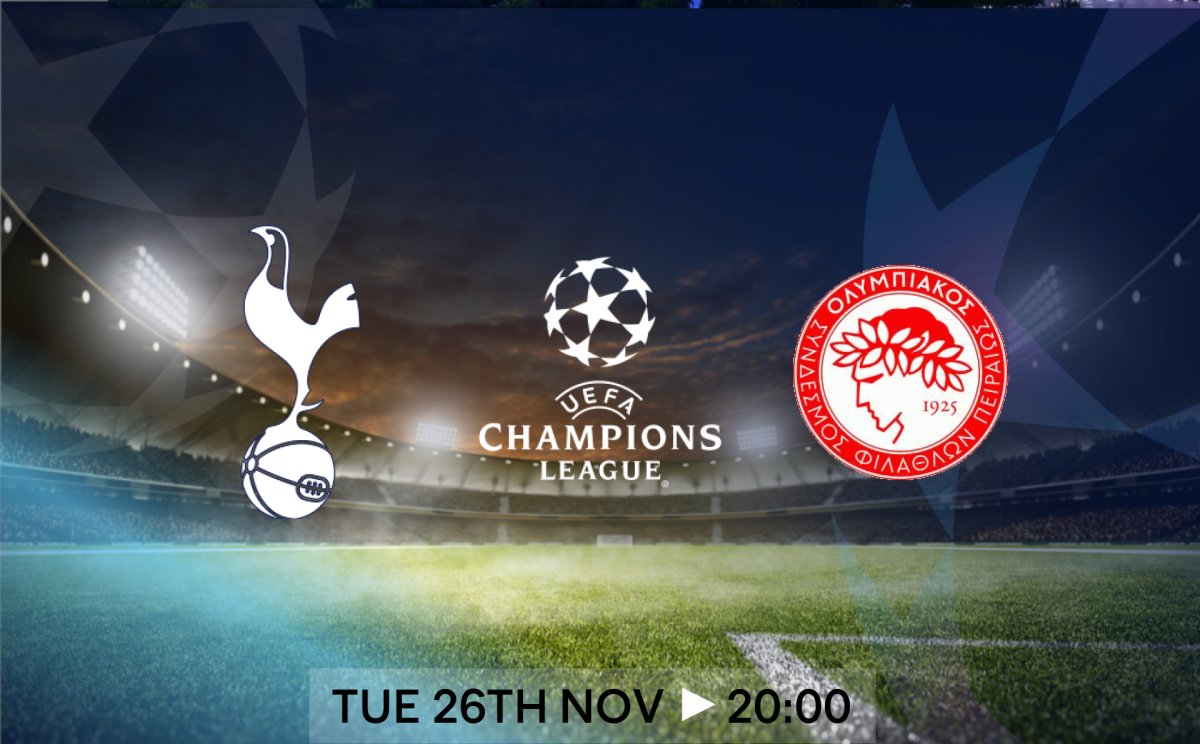 TracksRecordsUK's tweet photo. Tottenham host Olympiakos in the Champions League TOMORROW 8 PM &amp; you can catch all the action LIVE HERE at Tracks &amp; Records!

Grab some friends and book a booth for 10 beers and 30 wings for £60!
https://t.co/sqJXTFqYav https://t.co/Vv5oDyyBcL