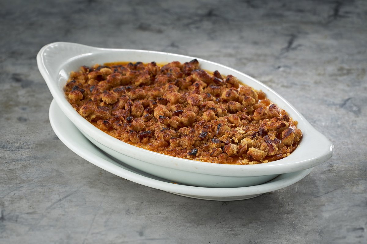 RuthsChrisKSW's tweet photo. Thinking about adding something sweet to your Thanksgiving table this year? Our Sweet Potato Casserole is perfect. https://t.co/ogpXeY4pTN https://t.co/iHsQSSPjy6
