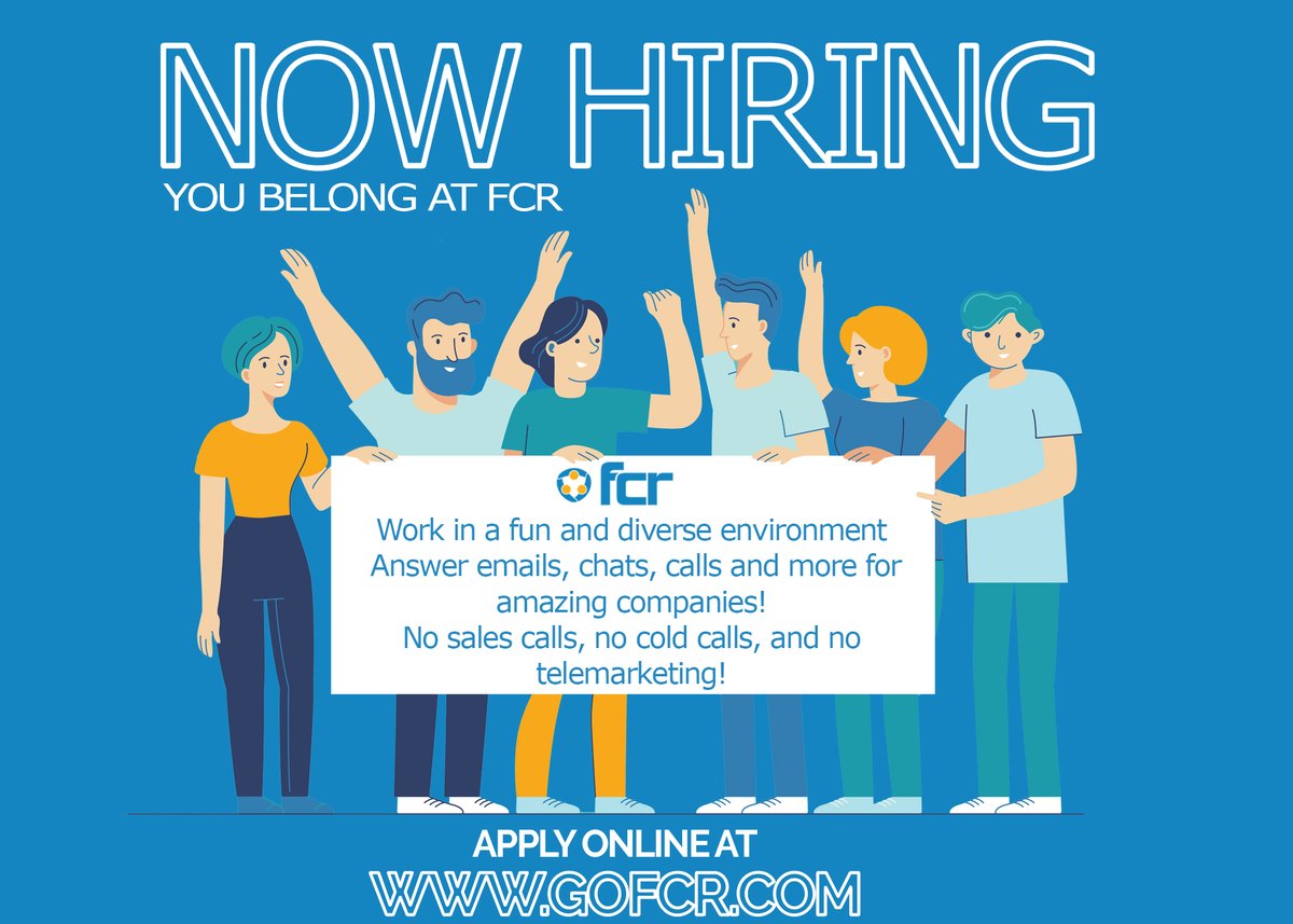 FCR is now hiring Customer service Reps and Technical Service Reps! Apply online at gofcr.com!

#Youbelong #Gofcr #Nowhiring #Oregonjobs #Montanajobs