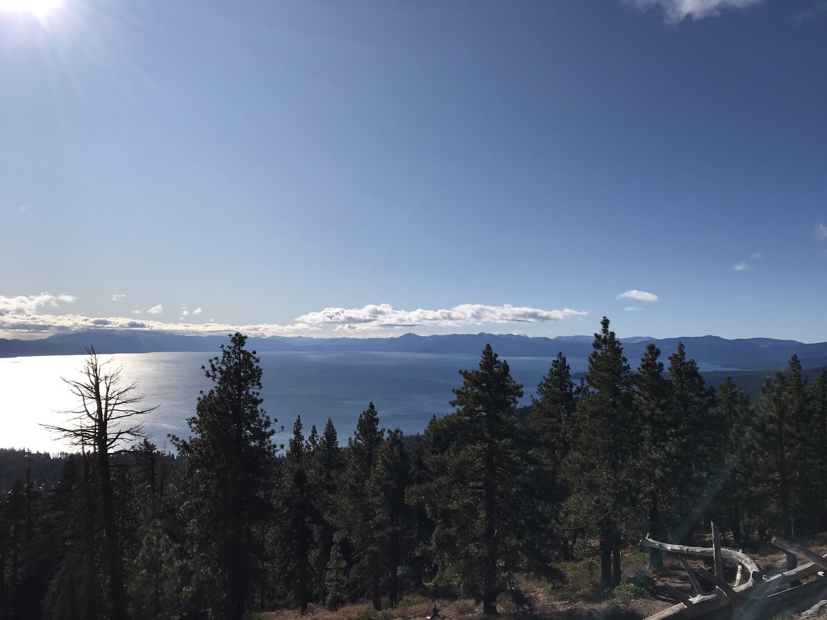 PalladinoP11's tweet photo. This is how you spend a morning-hike up to #brockawaysummit! Made it up to Picnic Rock View along Tahoe Rim Trail #mylifeoutsideofschool #seewheremyfeettakeme #momNme https://t.co/zTRU5P2gB6