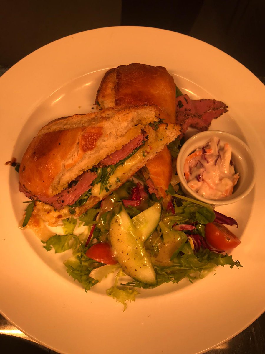 thekitchenpoole's tweet photo. Our New Yorker Ciabatta!  Served from 12pm daily.... https://t.co/mF4fjCBOw6