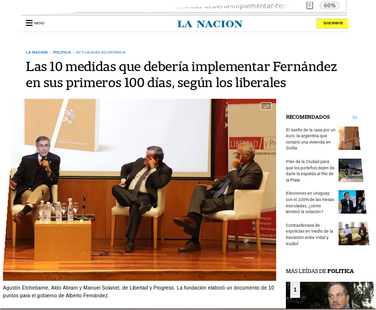 La Nación publica el pliego de condiciones de Manuel Solanet, secretario de Hacienda de Martínez de Hoz en la última dictadura

deja vú