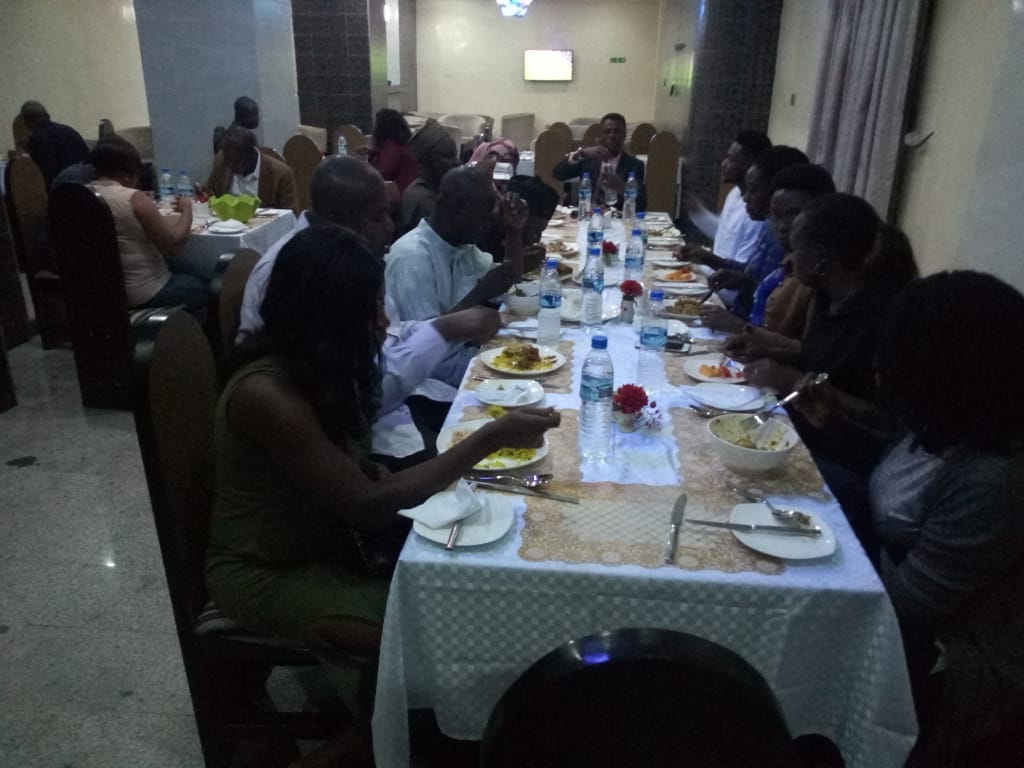SUMCourseAbuja's tweet photo. The Africa Sustainable Urban mobility course Abuja kicked off yestarday with a welcome dinner for participants. Stay tuned.Thanks to our supporters @TUMInitiative @UNHABITAT @ITDPAfrica @urban_pathways looking forward to days ahead @ITF_Forum @_dmoser @CIVITAS_EU @EASSTransport https://t.co/jo028M0nEp