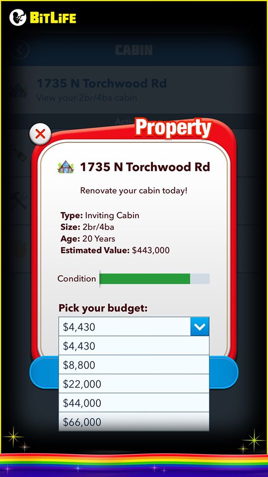 🏘What kind of renovations will you do.....in your BitLife?