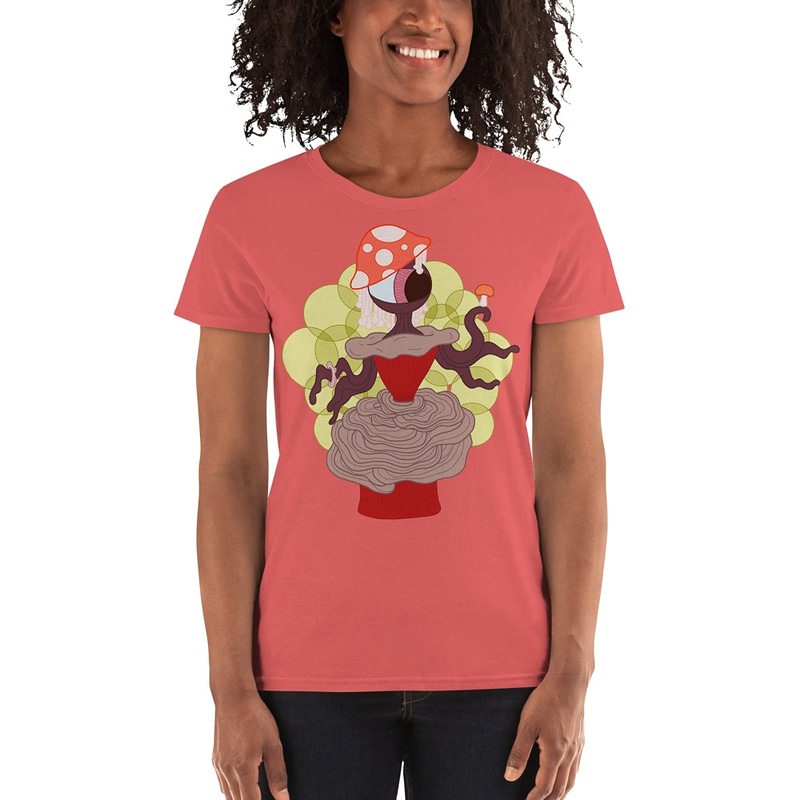 MatterRumpled's tweet photo. Our "Fungi Fashionista" women's t-shirt comes in 16 colors and sizes range from S-3XL. For this and more, go to: https://t.co/0bNb0ptL3u 

#clothes #clothing #clothingbrand #accessories #tee #tshirt #shirt #etsy #etsyfinds #etsystore #etsyshop #creepy #creepycute #cute #kawaii https://t.co/Y32rTBXpYQ
