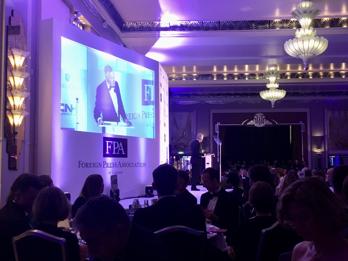 Here at second <a href="/guardiancities/">Guardian Cities</a> awards ceremony of the evening - at the Foreign Press Association on behalf of the great Jon Watts and his take down of the global concrete industry