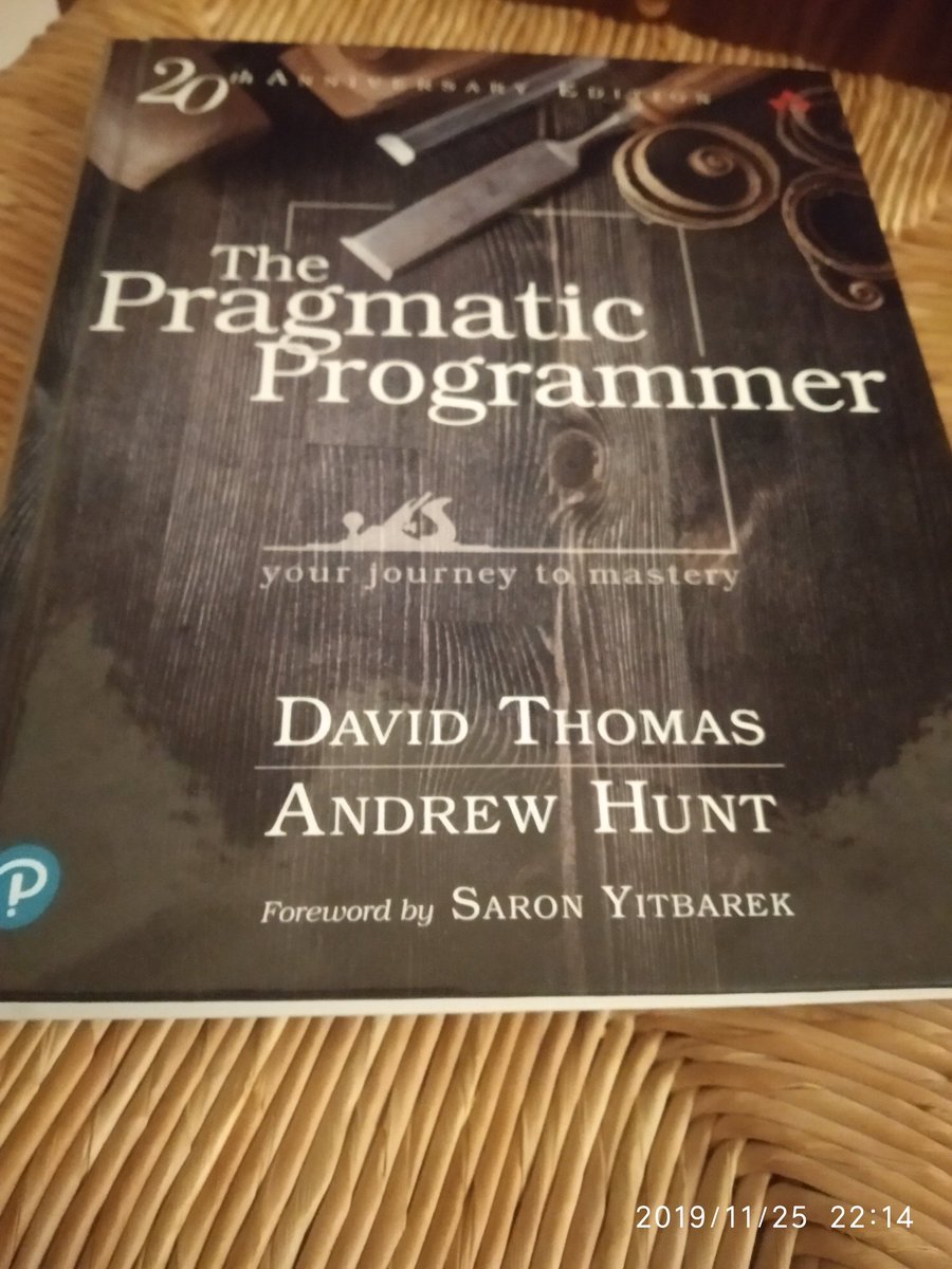 panos_codes's tweet image. #thepragmaticprogrammer