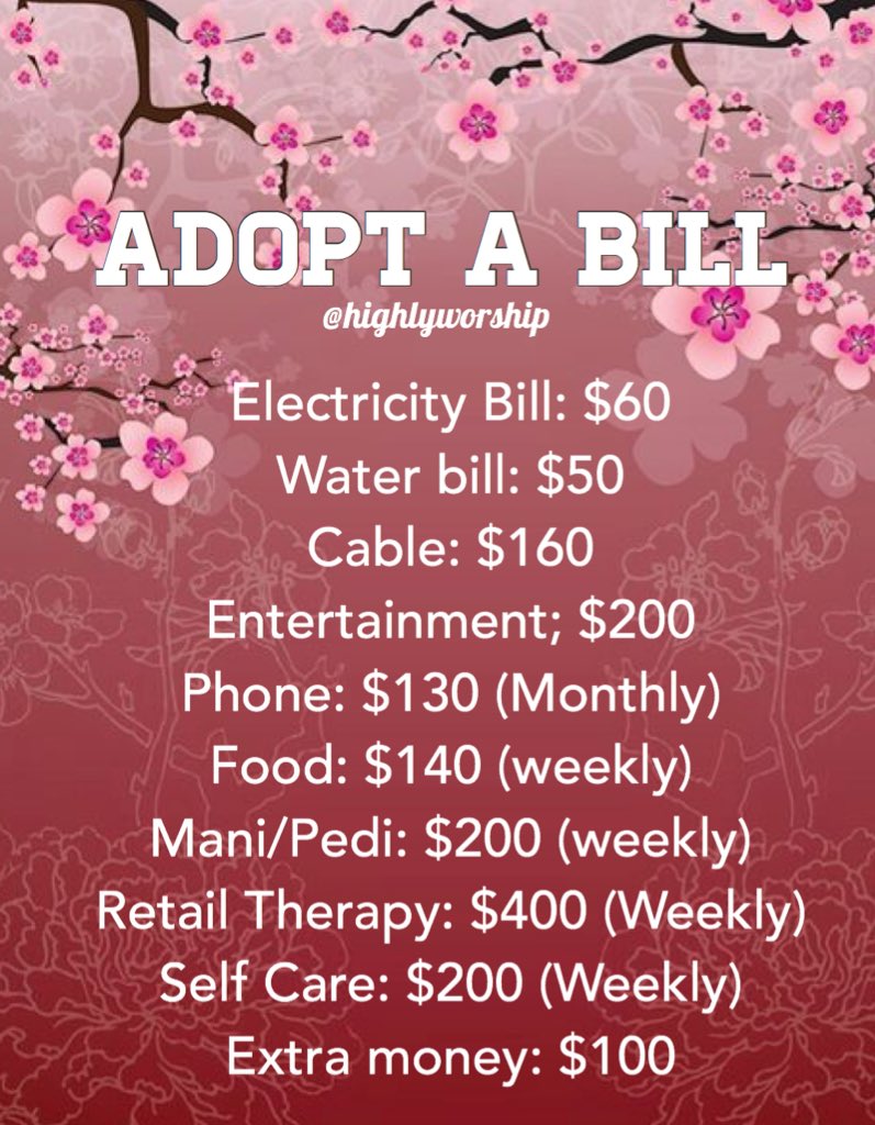 highlyworshiped's tweet photo. Boys who Adobt a Bill become “Good Boys” 

Pick a bill(s) and pay for it.

🦋#Findom #Findomuk #Femdom🦋 https://t.co/gKROawJRBF