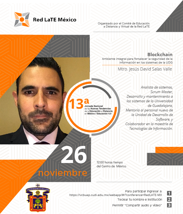 RedCUDI's tweet photo. ¿Sabes qué es blockchain y cómo funciona en una universidad? https://t.co/35QSVPcFpK

Acompáñanos este martes 26 de noviembre en punto de las 12 hrs CST #EnVivo

Conozcamos el caso de la Universidad de Guadalajara y su aplicación en temas de seguridad. https://t.co/O6RzJaBIn1