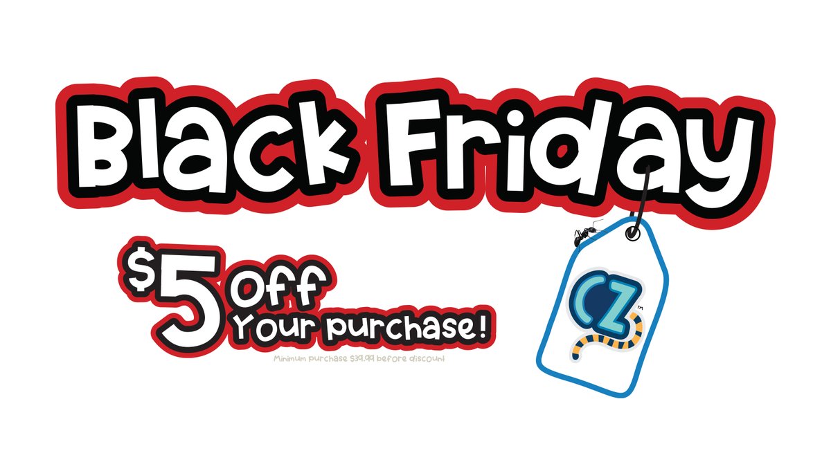 ConnectionZoo's tweet image. Become a part of the Connection Zoo Crew with our Black Friday special! Discount automatically applied at checkout.
#ConnectionZooCrew

shop.connectionzoo.com