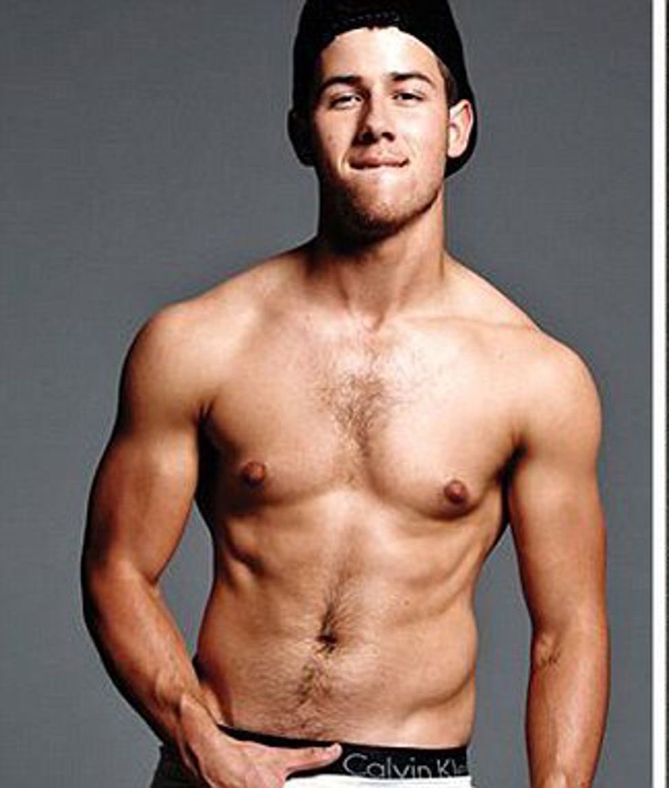 Nick Jonas shirtless