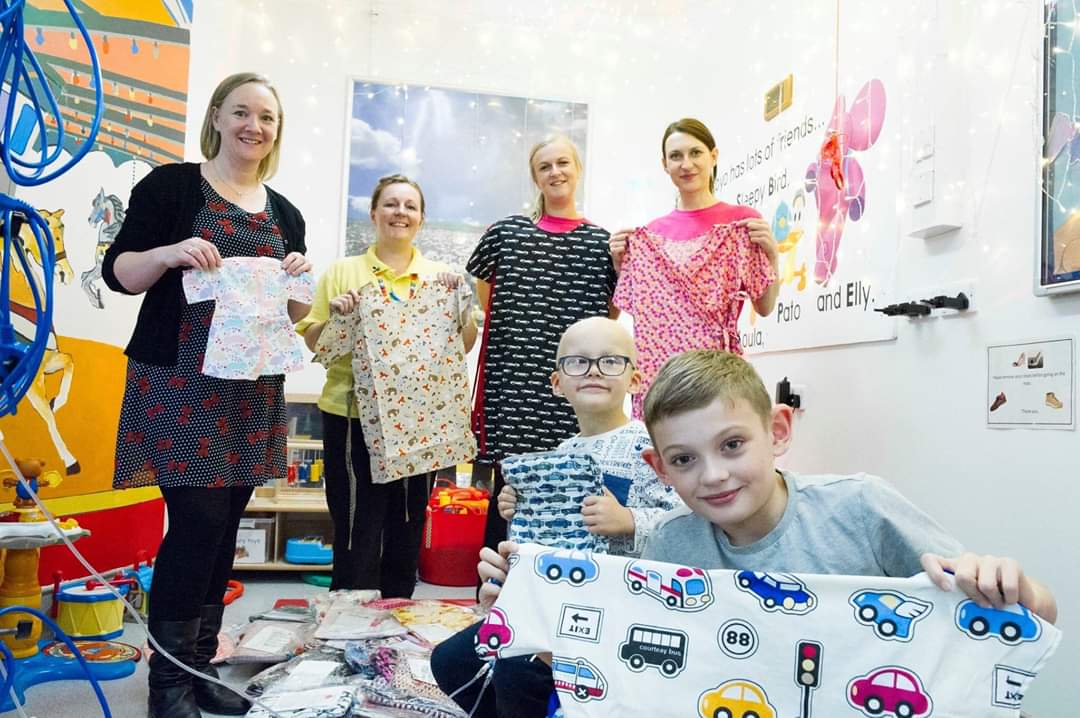 We work closely with <a href="/Leeds_Childrens/">Leeds Children's Hospital</a> and its lovely that nicola the play therapist has organised a delivery from the <a href="/PyjamaFairies/">Pyjama Fairies ®</a>. We've passed our manikin childrens measurements on, so we can hopefully showcase the skill and kindness of the fairies when we're training in-situ