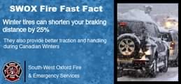 SWOXfire's tweet image. Before we get the next winter storm, take this slightly warmer week to change to your snow tires and prepare an emergency kit for your car. “Its better to have it and not need it than to need it and not have it”