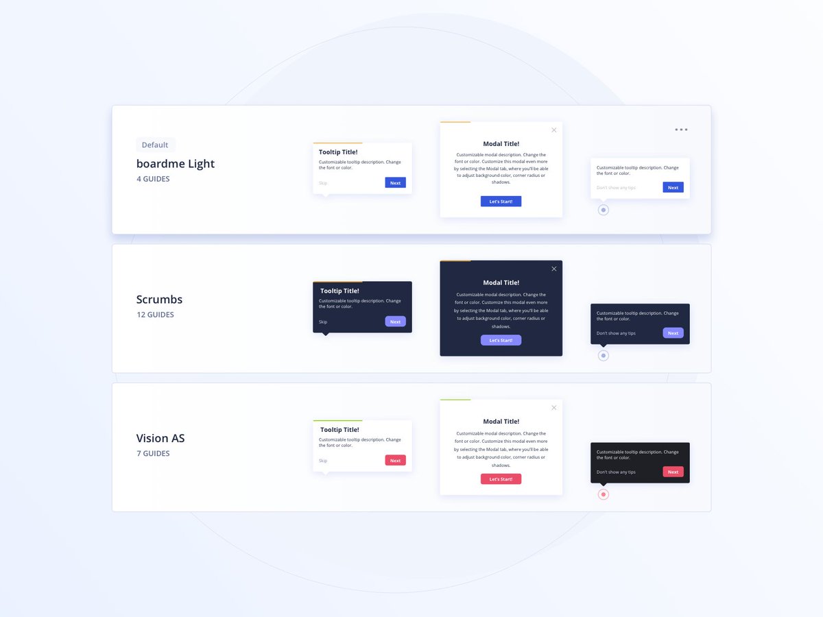 Ildiesign's tweet photo. Day 971 β’ Theme Cards UI Design
- themes page redesign for boardme
#onaboarding #themes #guide #tooltip #modal #onboardingui #themecards #cards #cardui #ildiesign #boardme #uidesigndaily https://t.co/dgxuvLrZfc
https://t.co/mcPo6rNJDz https://t.co/1WYOHJzVr7