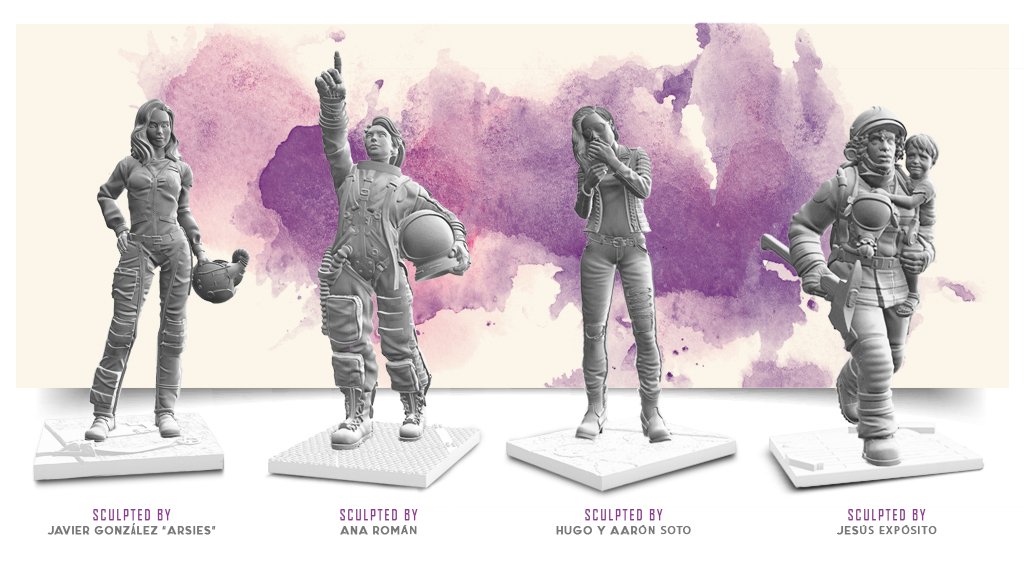 Hydrastudio3d's tweet photo. Here are the 4 initial 75mm miniatures that compose our Kickstarter "Brave Women", which will be released next Friday, November 29. Fight like a girl!💪

#Painting #Miniatures #Hydrastudio #kickstarter #projects #artistgoals #comingsoon https://t.co/e6PsFzg7UA
