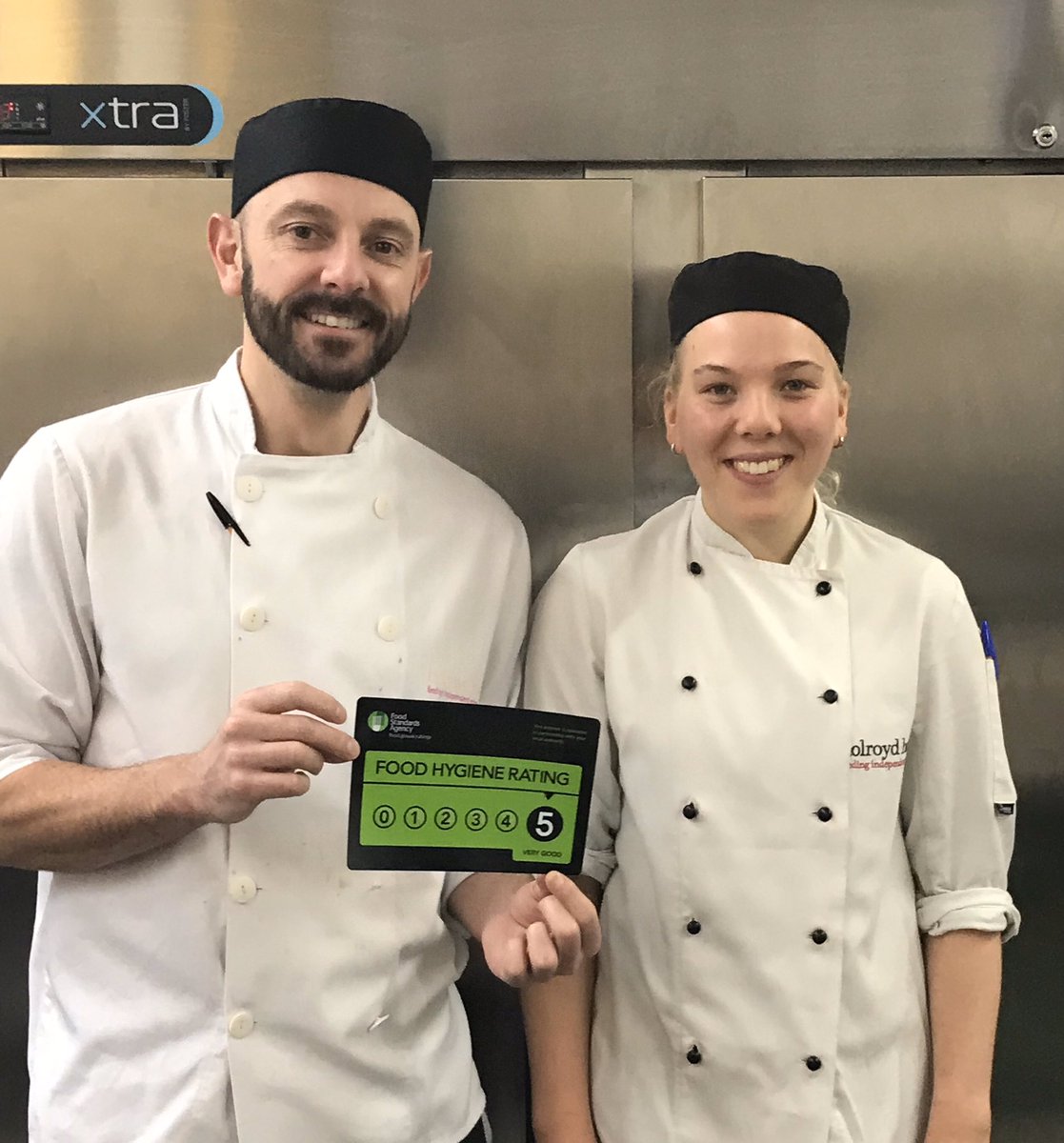 ThatcherAnna's tweet image. 5 stars again for Food Hygiene  @kinghamhillsch for @HolroydHowe so proud of my team - 4th time in a row ! EHO arrived during a hugely busy week - my team kept calm and rocked the events they were delivering and the audit #teamworkworks