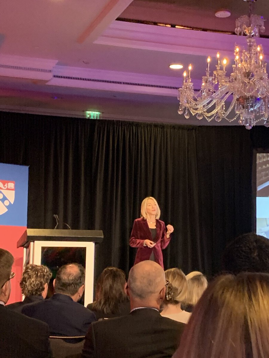 Excited to hear <a href="/Penn/">Penn</a> #Amyguttmann ⁦<a href="/Pennalumni/">Penn Alumni</a>⁩ event in #Phoenix sharing the university’s amazing success.  Most impressive are how 1 in 7 students is first generation to go to college. And 73% of students graduate debt free.