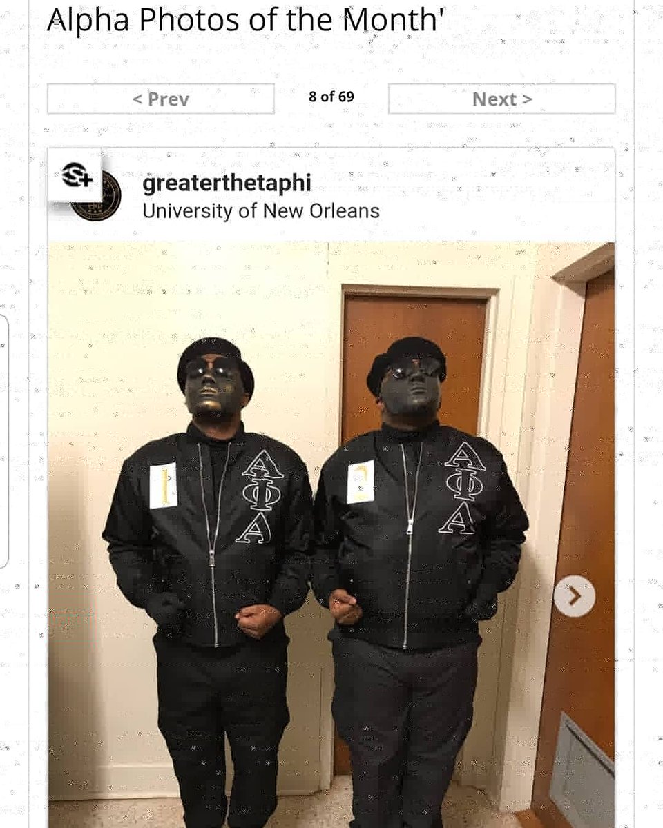 We were just featured on <a href="/watchtheyard/">Watch The Yard</a> 's  list of the Top Alpha Photos of November! 🤙🏾 Check us out! #LinkInBio #GreaterThetaPhi #UNOAlphas