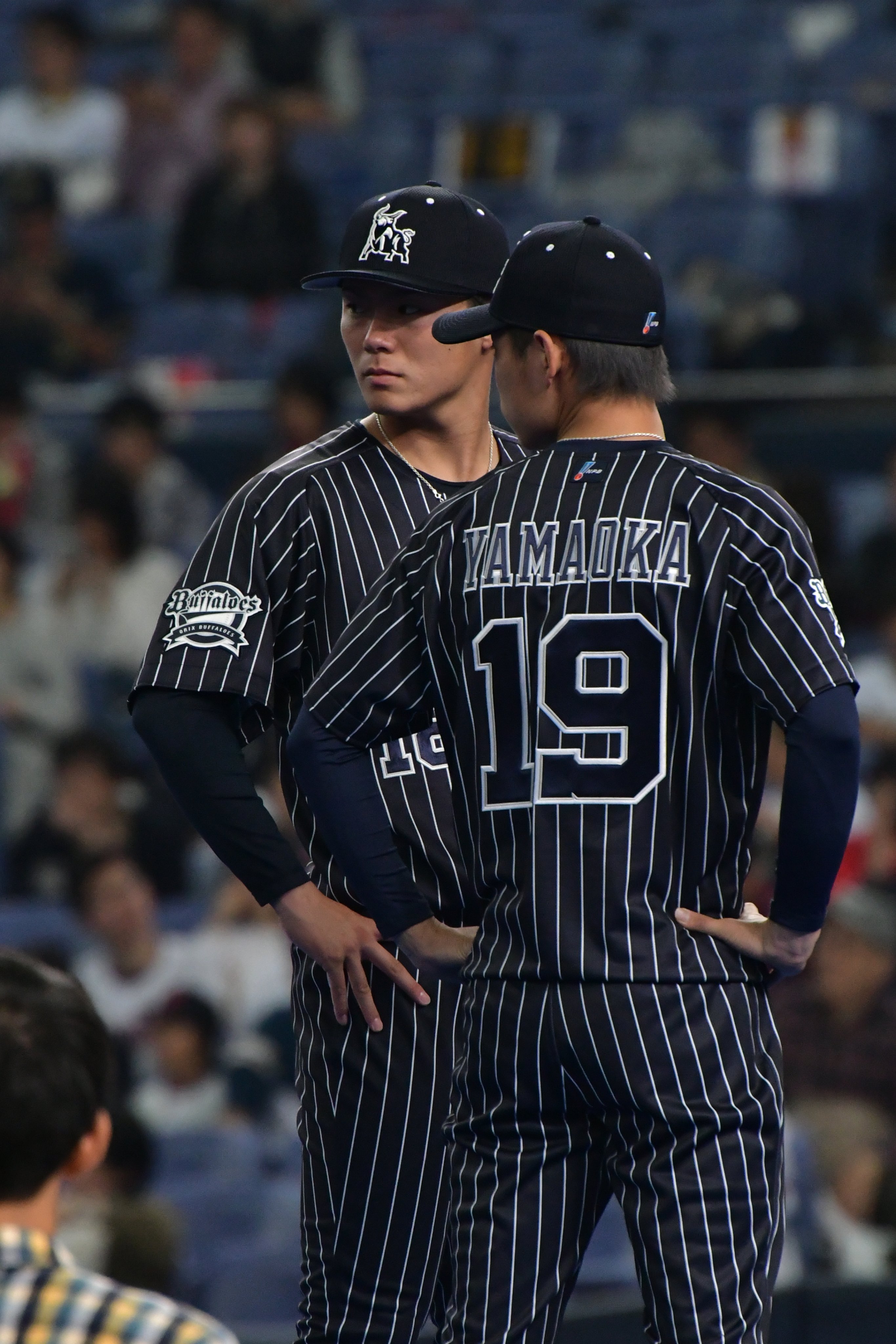 鉄男 てっちゃん 先日オリックスのファンフェスに行ったんですが どんなユニホームを着てもイケメンはイケメンやなと感じましたぞ デザインしたの誰やねん これ オリックスバファローズ 山岡泰輔 山本由伸 無断転載保存禁止 T Co