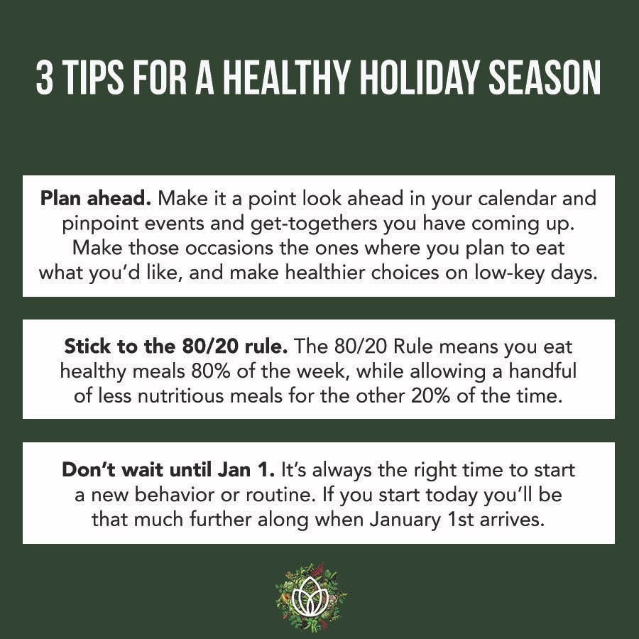 📍SAVE this to help you stay healthy this holiday season! 🎄

PS - this is only 3 out of our top 1️⃣2️⃣ tips! Find ALL of our tips on how to stay healthy during the holidays on our latest blog post: plantfusion.com/blogs/plantfus…

#healthyholiday #HealthyLiving