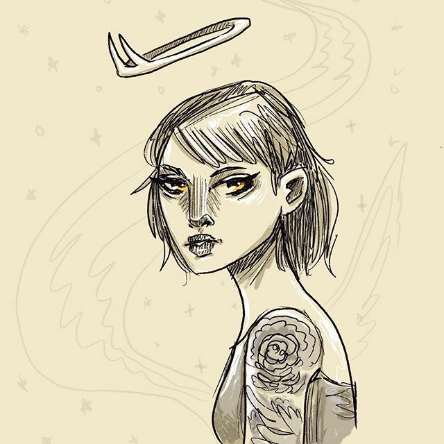 thisoddfellow's tweet photo. #quicksketch #doodleart #illustrationdaily #procreate #ipadpro #digitaldrawing #mono #halohorns #denverartist #artistsoninstagram #2019 #createdbythisoddfellow #oddfellow #173bnvdzartanddesign https://t.co/jU7tF1d4Z5 https://t.co/GNzcaqLaXZ