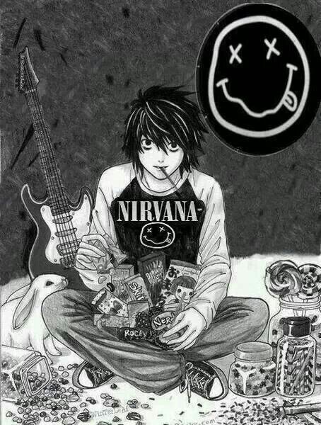 6755 Me gusta 49 comentarios  кυrτ kurtdepression27 en Instagram  hehehe was healthy to post about this manga that  Grunge posters Nirvana  Nirvana grunge