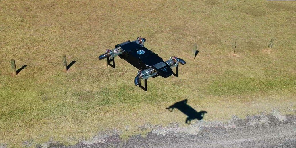 FusionFlightInc's tweet image. Just hanging in the air. AB5 JetQuad primed and ready for full forward acceleration.

#fusionflight #jetquad #uas #uav #jet #drone #aircraft #quadcopter #multicopter #diesel #turbine #microturbine #jetengine #vtol #hover #testflight #autonomous