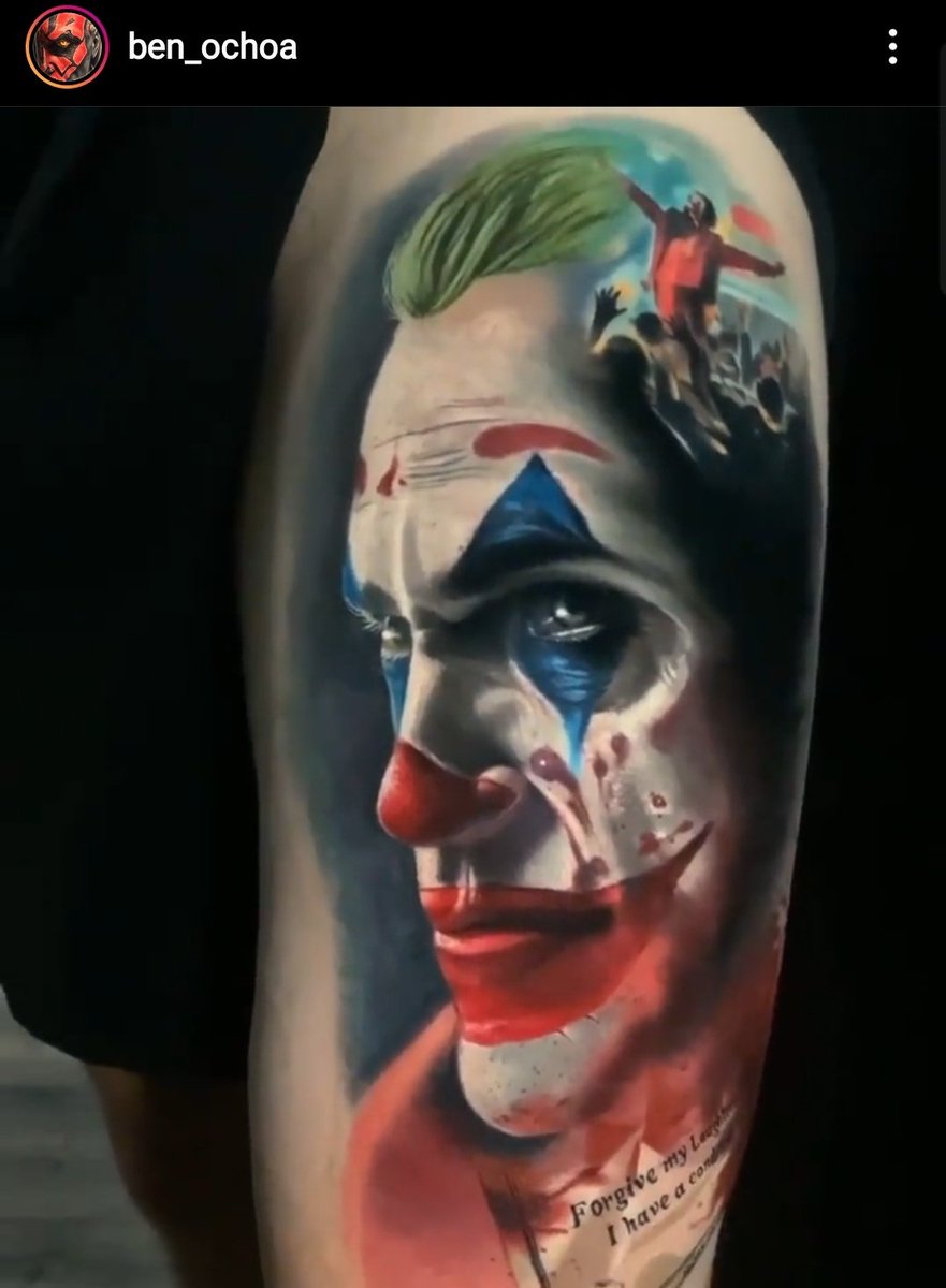 Tattoos  2019 Joker Joaquin Phoenix  by avihootattoo  Facebook