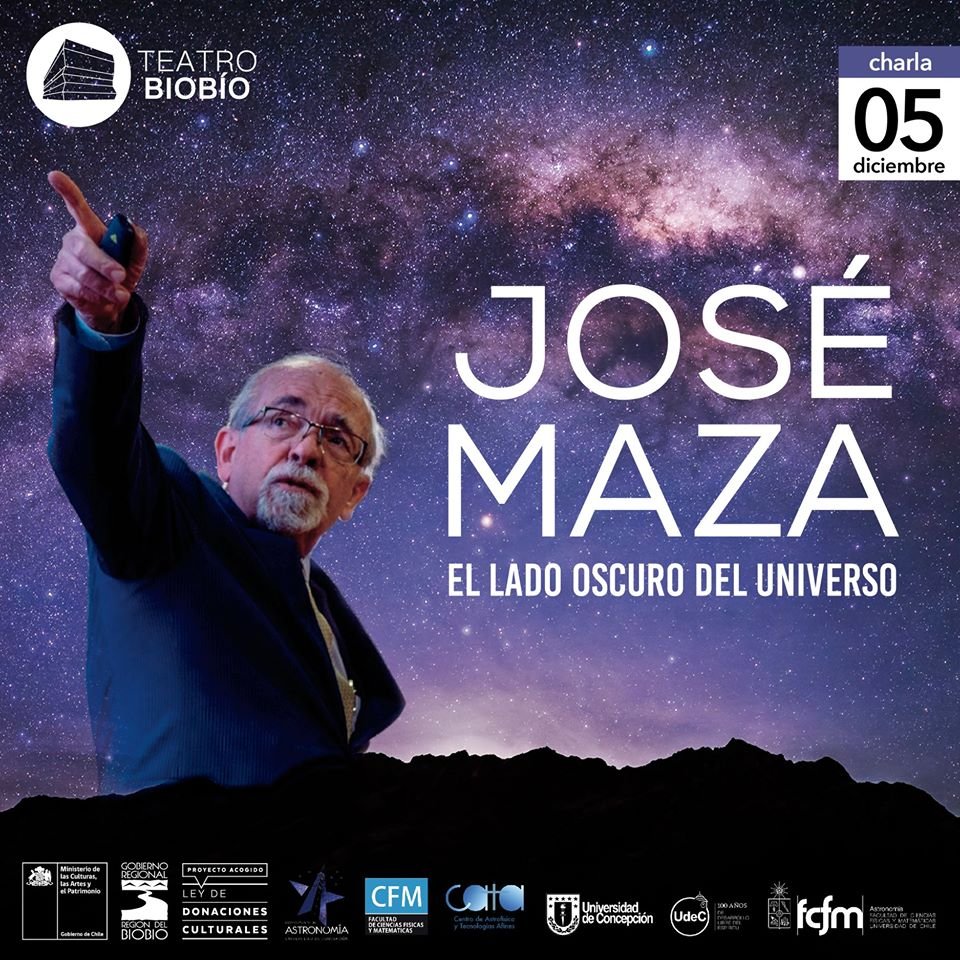 El chileno del año 2019 #JoséMaza en <a href="/teatrobiobio/">Teatro Biobío</a> este 5 de diciembre a las 20.00 hrs., invitado por nuestros amigos del <a href="/astroudec/">Astronomía UdeC</a> de la <a href="/udeconcepcion/">Universidad de Concepción</a>. Retiro de invitaciones desde este viernes 29.11 a las 11.00 en boleterías del teatro. Nos vemos!!! 🚀🚀🚀