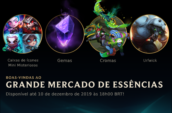LoLegendsBR's tweet photo. 💠O GRANDE MERCADO DE ESSÊNCIAS CHEGOU!💠

Troque suas Essências Azuis por:
🔹Caixas de ícones Mini Misteriosos (ITI MALIA💞)
🔹Gemas 
🔹Cromas - incluindo Anivia de Papel, Rengato e Sivir Lua Sangrenta Esmeraldas, antes exclusivas da #AcademiaDePiltover!
🔹Urfwick! https://t.co/qkUcgGahaq