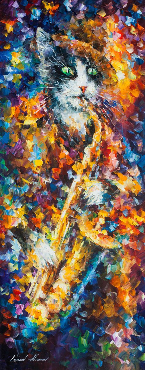 Cats And Kittens Paintings By Leonid Afremov afremov.com/Animals-and-Pe…